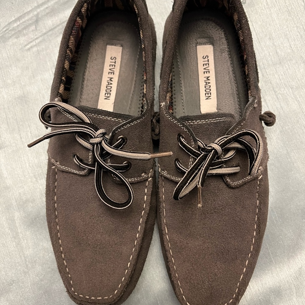 Steve Madden Vallor Mens Dark Gray casual shoes Size 10.5